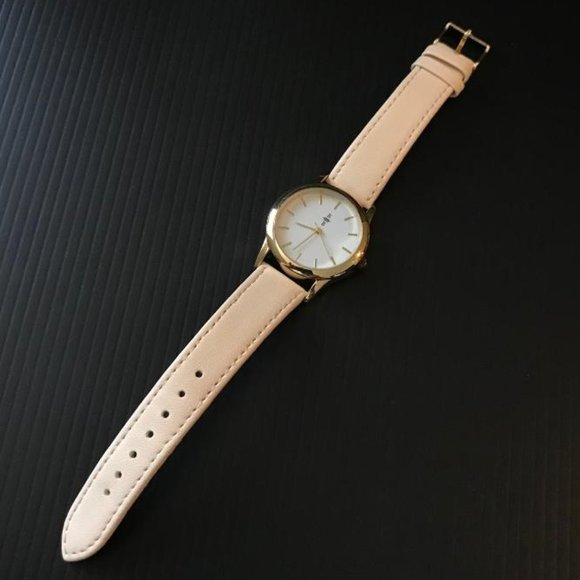 BB Gold-Tone & Cream Colored Watch - Picture 4 of 6